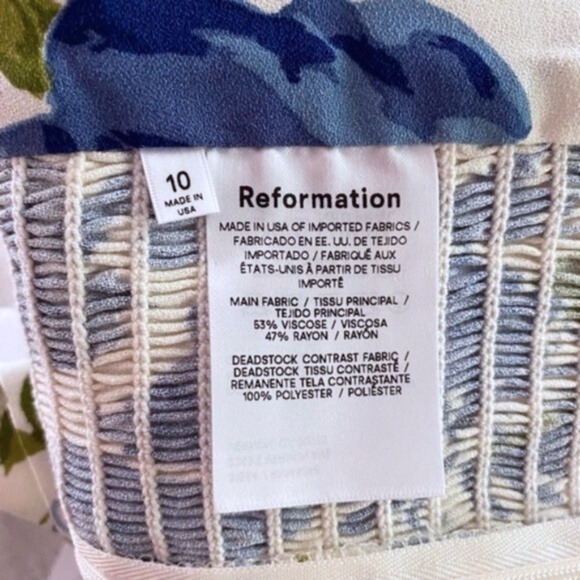 NEW Reformation Zoey Top Lucca 10 - Picture 9 of 17